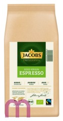 Jacobs Good Origin Espresso  1kg Ganze Bohne, Bio, Fairtrade